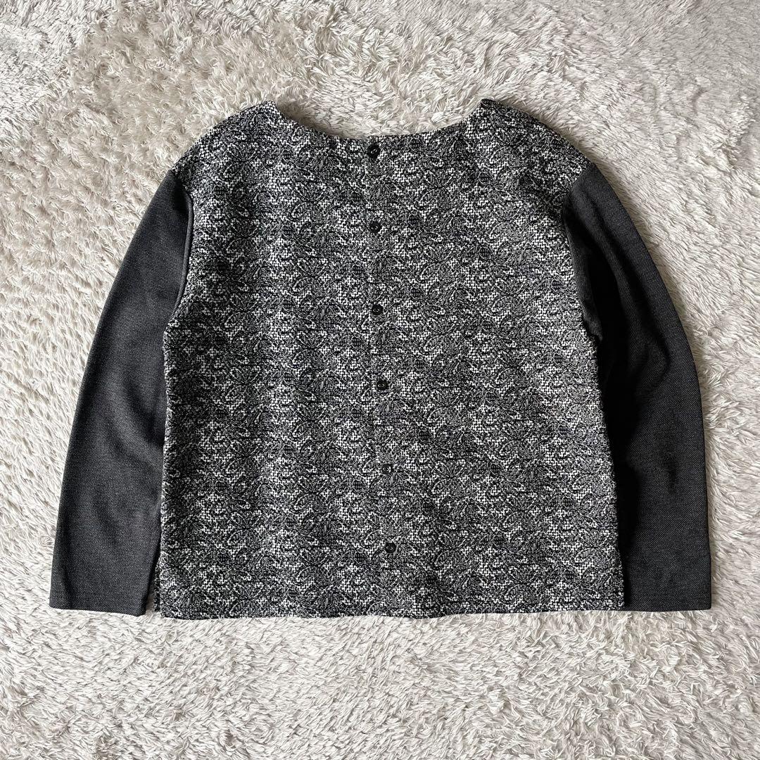 ガリャルダガランテ 極美品 袖切替 刺繍トップス F グレー