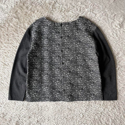 ガリャルダガランテ 極美品 袖切替 刺繍トップス F グレー