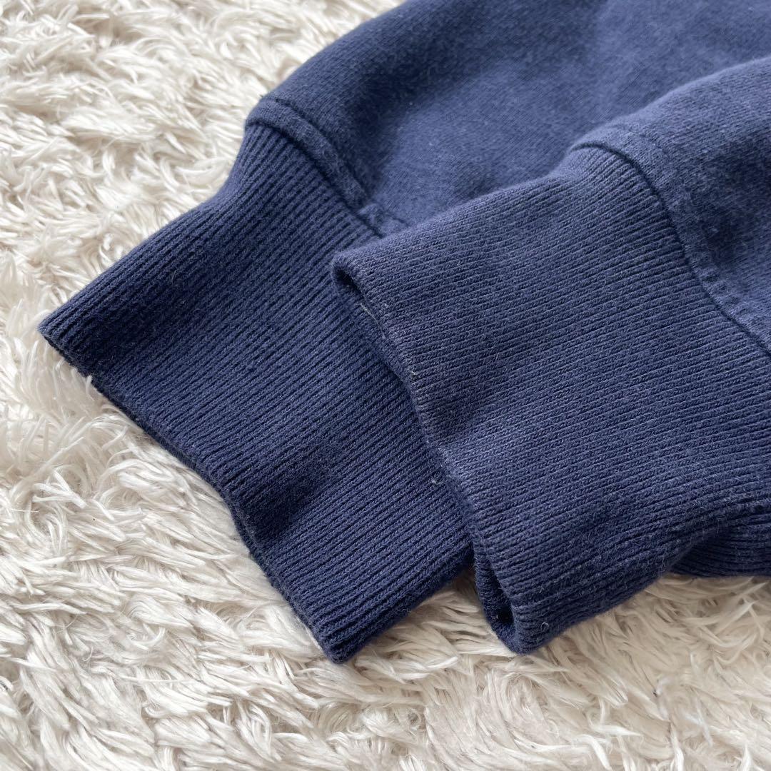 ラルフローレン 美品 現行 パーカー 刺繍ロゴ M ネイビー