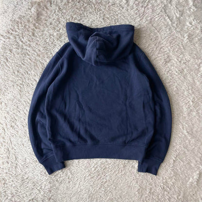 ラルフローレン 美品 現行 パーカー 刺繍ロゴ M ネイビー