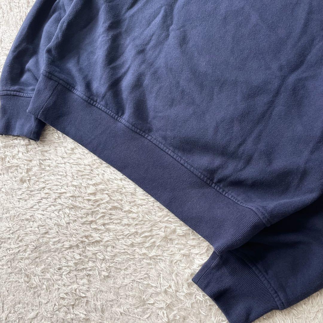 ラルフローレン 美品 現行 パーカー 刺繍ロゴ M ネイビー