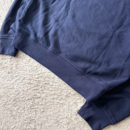 ラルフローレン 美品 現行 パーカー 刺繍ロゴ M ネイビー