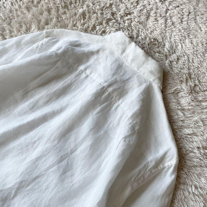 マーガレットハウエル 極美品 L/S リネンシャツ 1 白