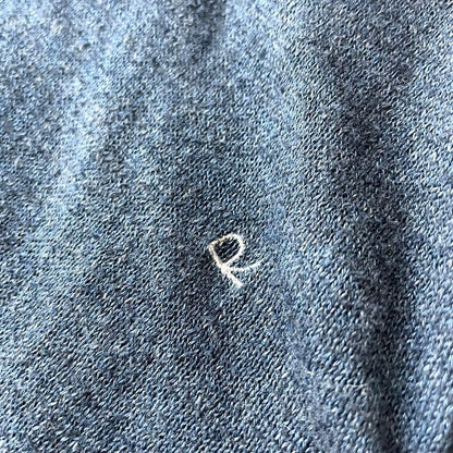 45R 美品 超ガーゼのチュニック インディゴ ワンピース