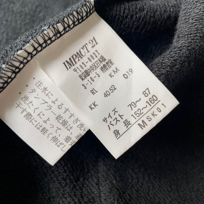 POLO SPORT   美品 90s クロップド パーカー M 黒x黒