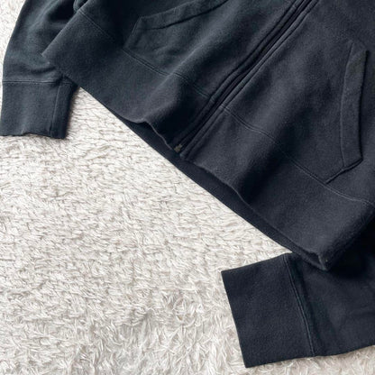 POLO SPORT   美品 90s クロップド パーカー M 黒x黒