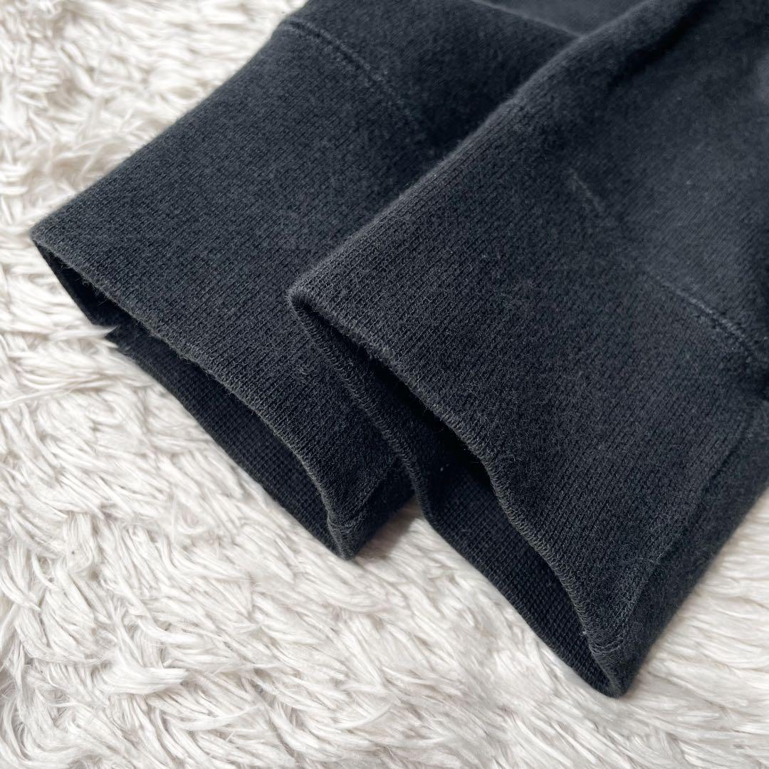 POLO SPORT   美品 90s クロップド パーカー M 黒x黒