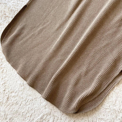 フレームワーク 極美品 ワッフルカットソーワンピース F ブラウン