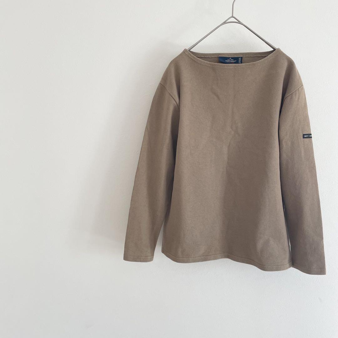セントジェームズ 美品 saint james バスクシャツ XS ブラウン