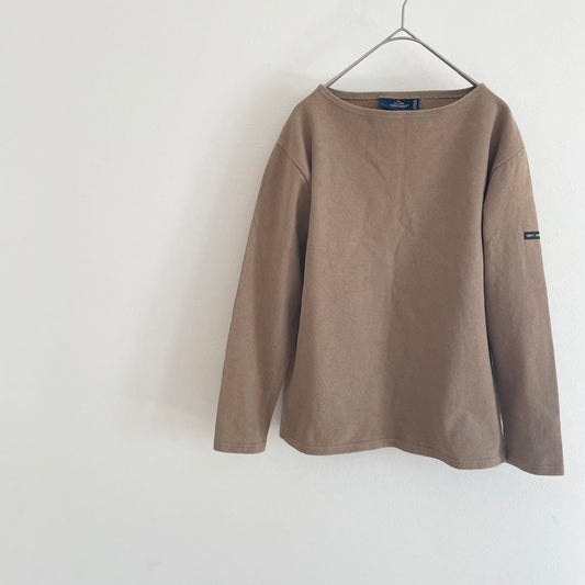 セントジェームズ 美品 saint james バスクシャツ XS ブラウン