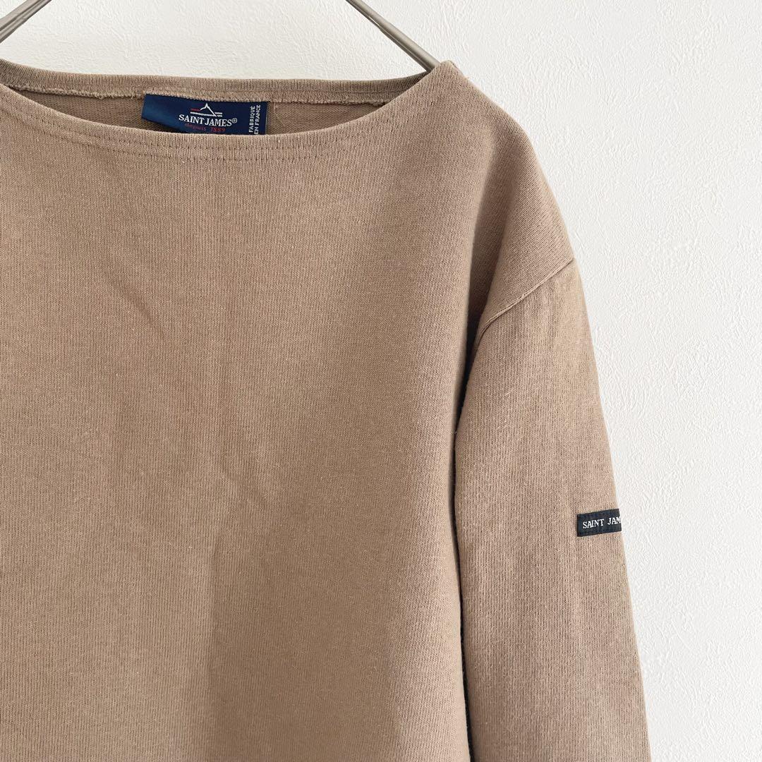 セントジェームズ 美品 saint james バスクシャツ XS ブラウン