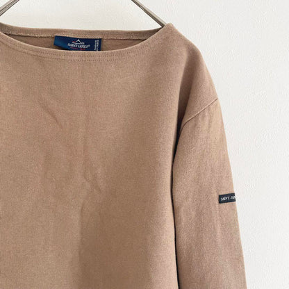 セントジェームズ 美品 saint james バスクシャツ XS ブラウン