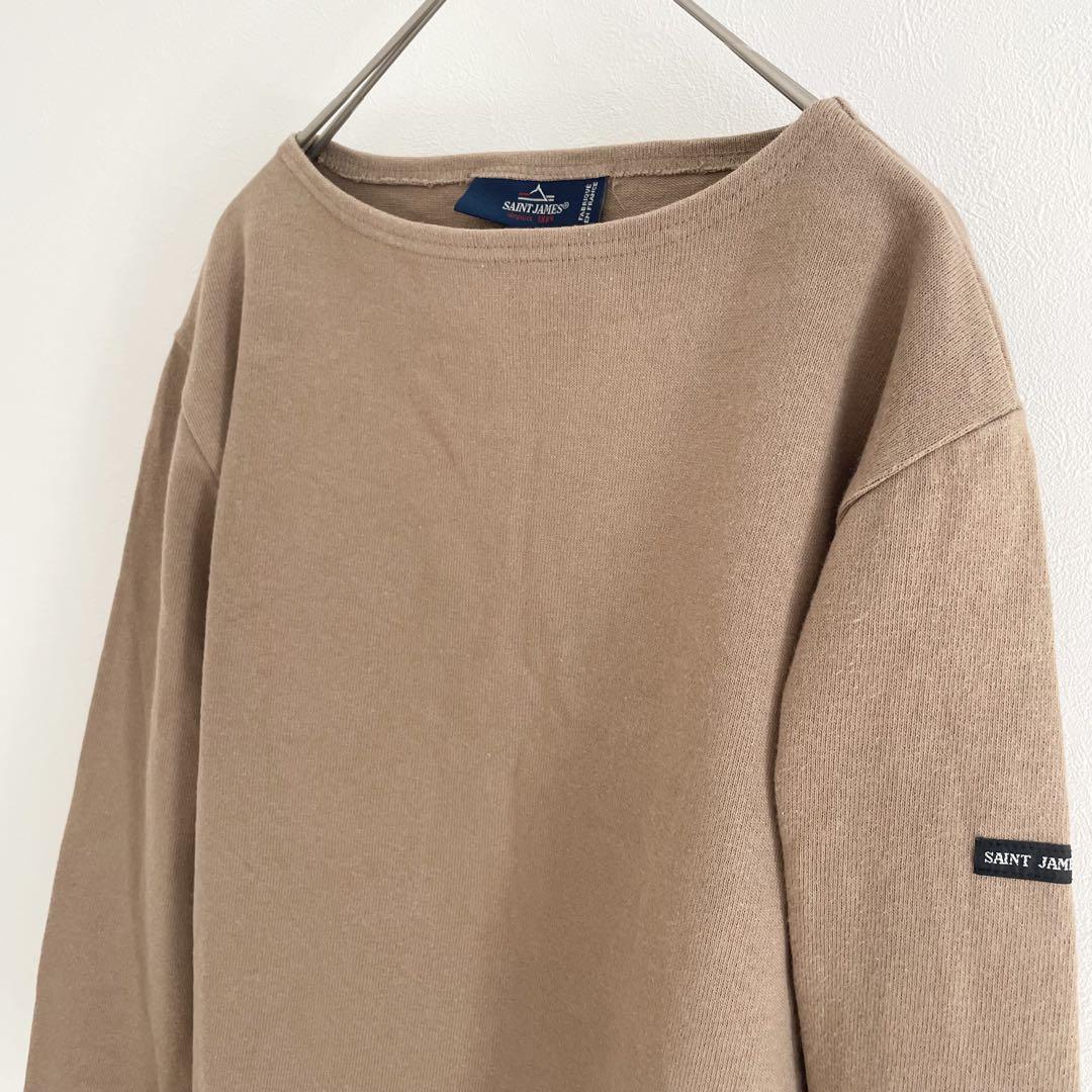 セントジェームズ 美品 saint james バスクシャツ XS ブラウン