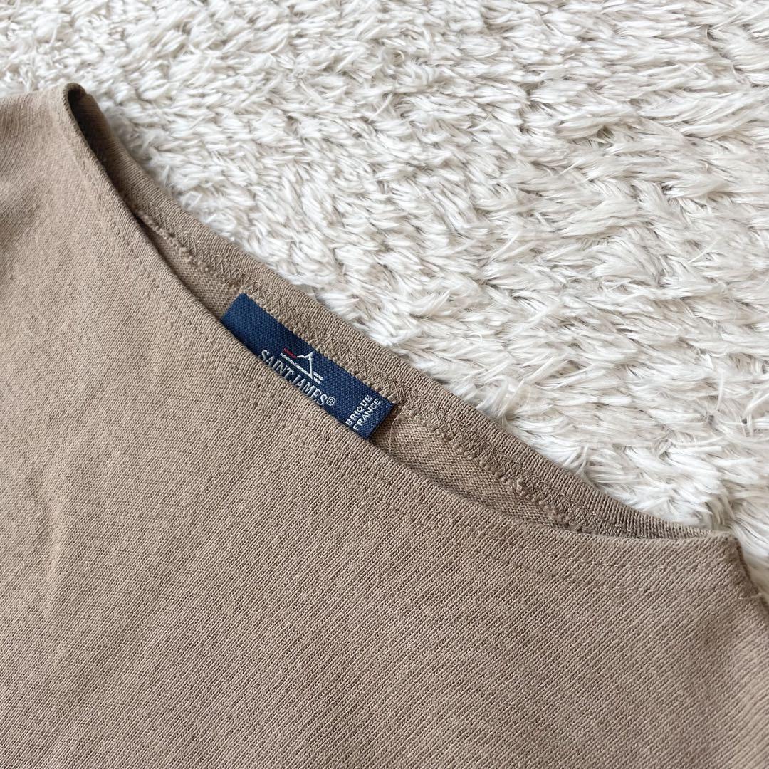 セントジェームズ 美品 saint james バスクシャツ XS ブラウン
