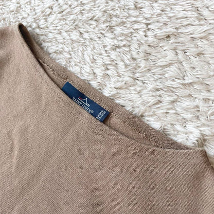 セントジェームズ 美品 saint james バスクシャツ XS ブラウン
