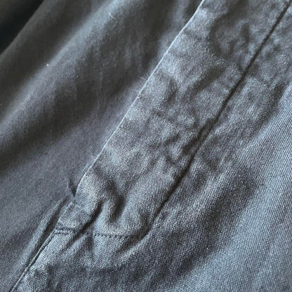 エムエイチエル 美品 MHL ファインコットンリネンスカート 1 ネイビー