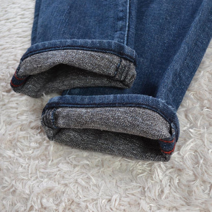 45R 美品 デニム スキニー セルビッチ 赤耳 28