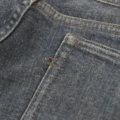 45R 美品 デニム スキニー セルビッチ 赤耳 28