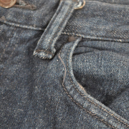 45R 美品 デニム スキニー セルビッチ 赤耳 28