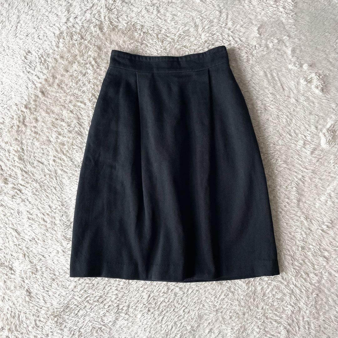 45rpm 美品 umii908 コーデュロイ スカート 1 ネイビー 細畝