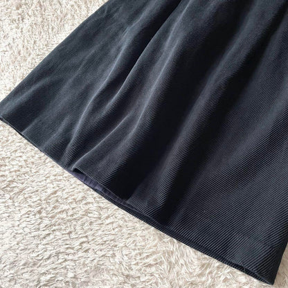 45rpm 美品 umii908 コーデュロイ スカート 1 ネイビー 細畝