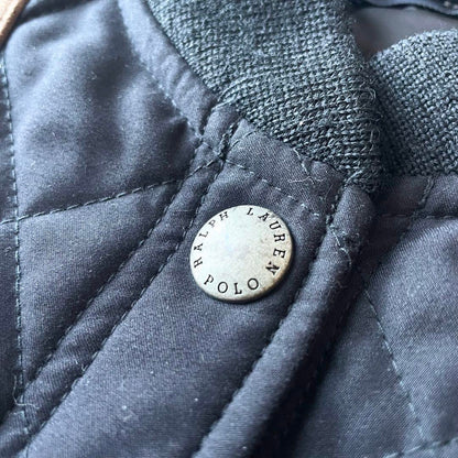 ラルフローレン 美品 キルティングジャケット ブルゾン 9 黒