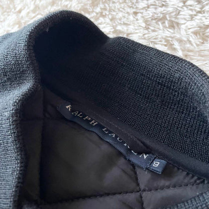 ラルフローレン 美品 キルティングジャケット ブルゾン 9 黒