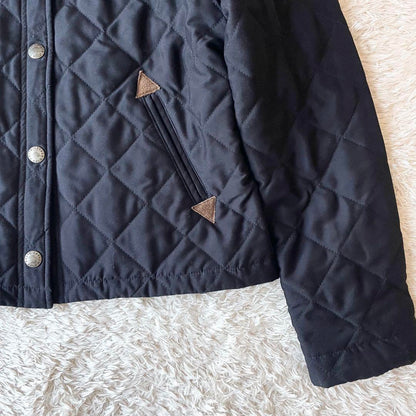 ラルフローレン 美品 キルティングジャケット ブルゾン 9 黒