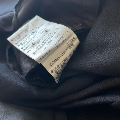 マーガレットハウエル 美品 リネンコットンフレアスカート 2 黒