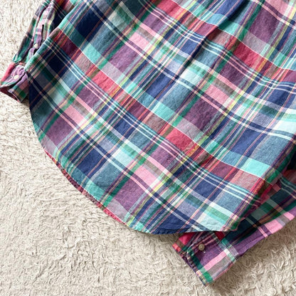 ラルフローレン 極美品 現行 BD L/S リネンシャツ S マドラス