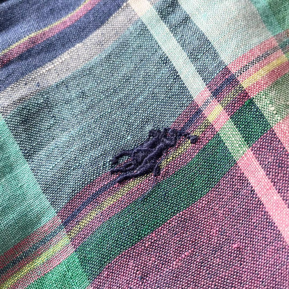 ラルフローレン 極美品 現行 BD L/S リネンシャツ S マドラス