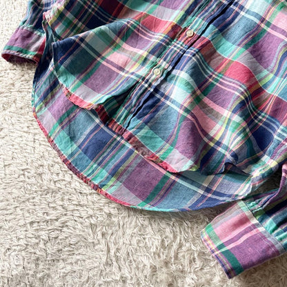 ラルフローレン 極美品 現行 BD L/S リネンシャツ S マドラス