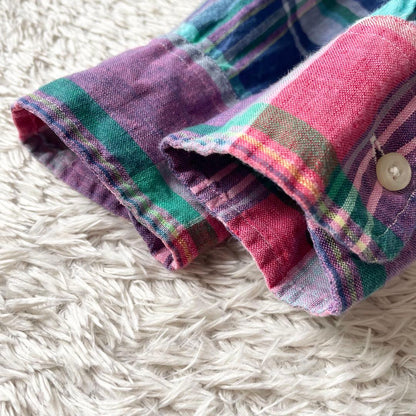 ラルフローレン 極美品 現行 BD L/S リネンシャツ S マドラス