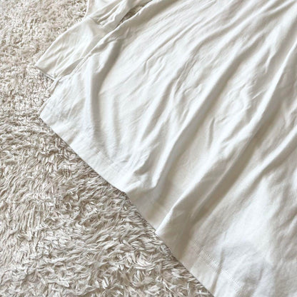 emmi 美品 長袖 カットソー ボリュームスリーブ 無地 F ホワイト