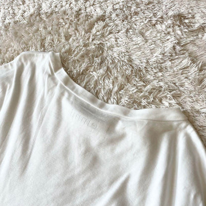 emmi 美品 長袖 カットソー ボリュームスリーブ 無地 F ホワイト