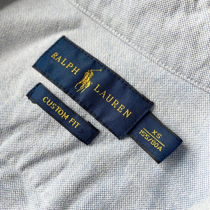 ラルフローレン 現行 L/S オックスフォード シャツ XS ブルー