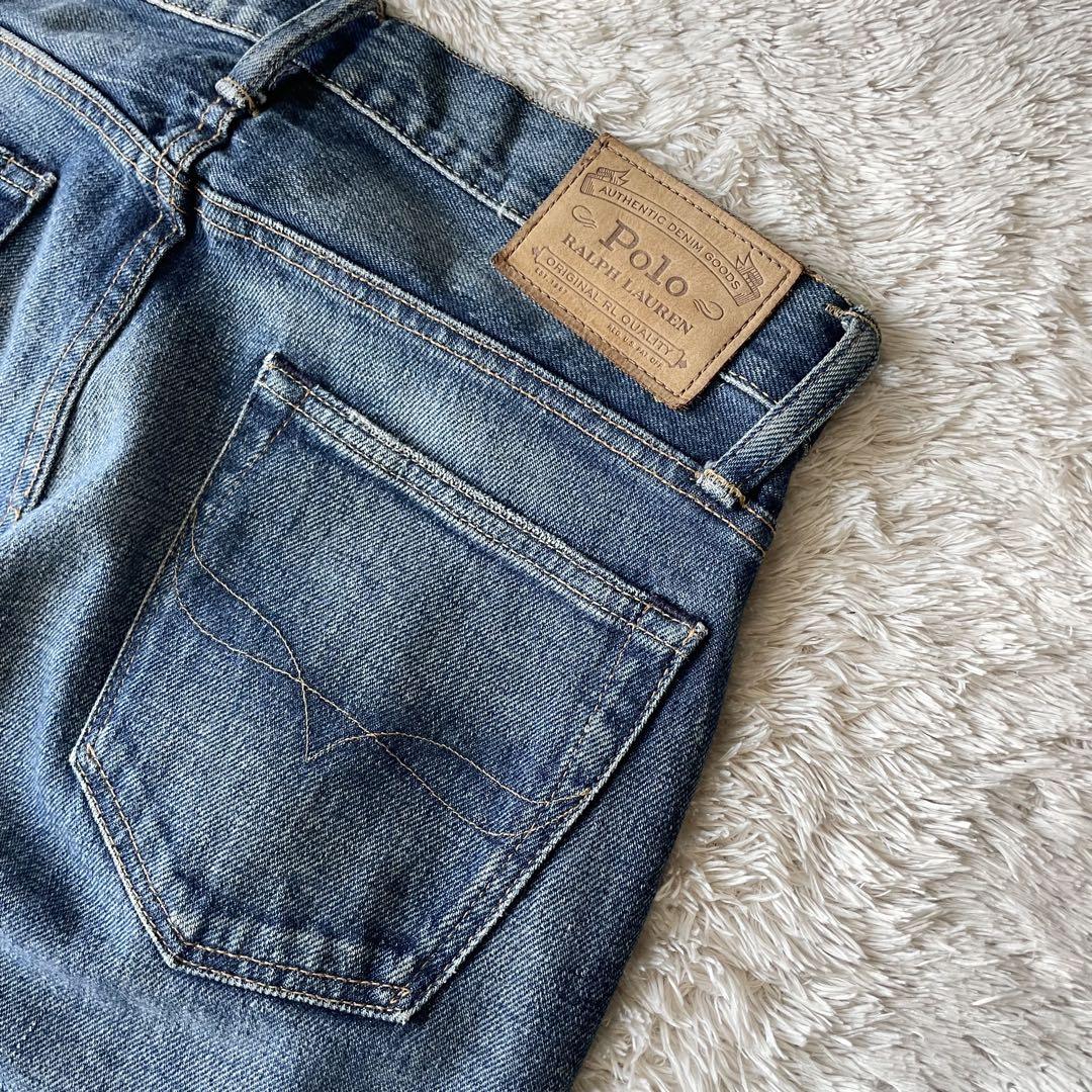 ラルフローレン 美品 SULLIVAN SLIM ペイント デニム 30x32