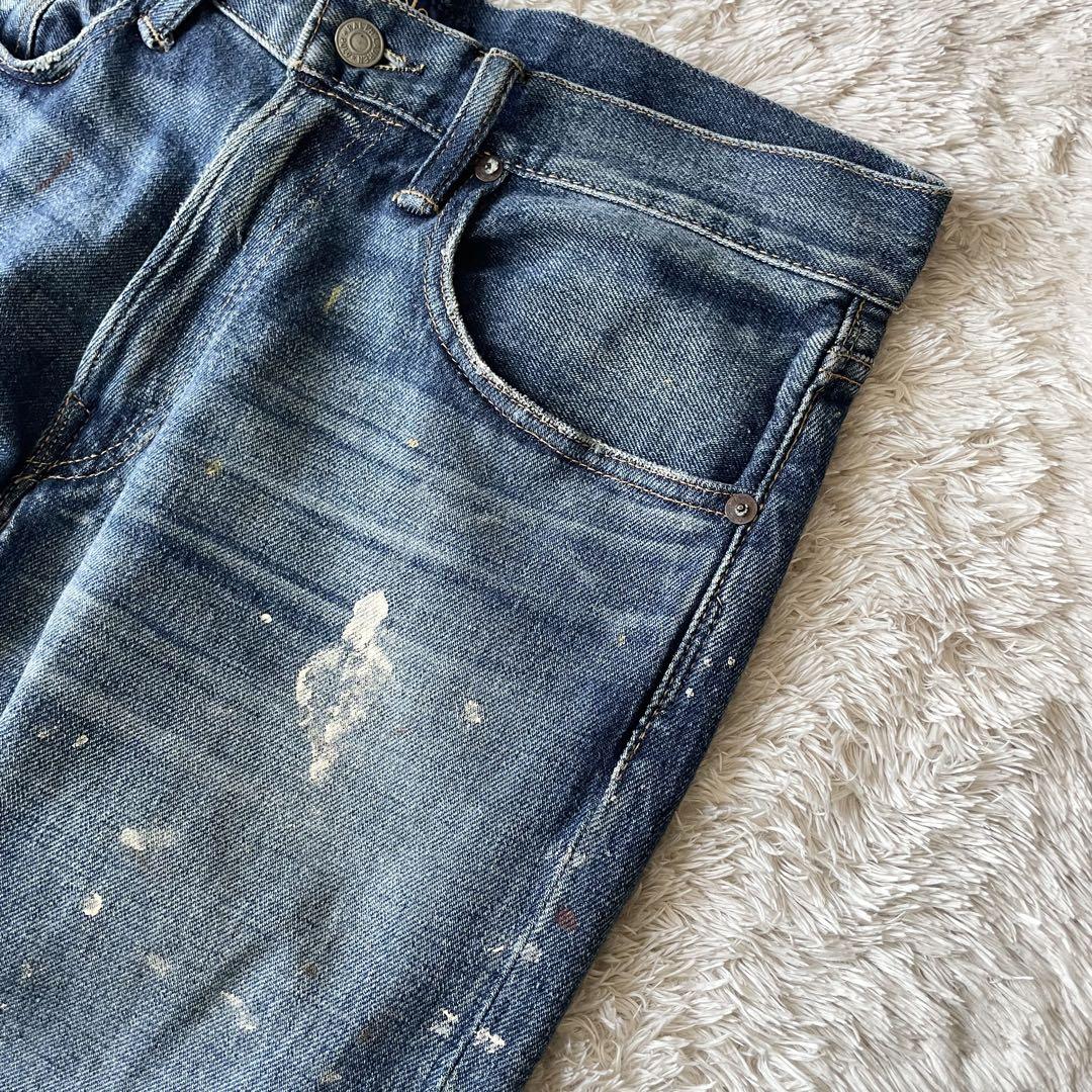 ラルフローレン 美品 SULLIVAN SLIM ペイント デニム 30x32