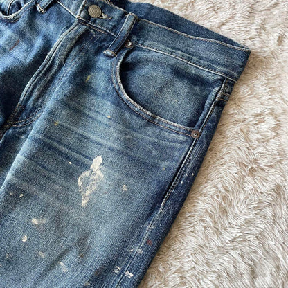 ラルフローレン 美品 SULLIVAN SLIM ペイント デニム 30x32