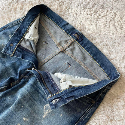 ラルフローレン 美品 SULLIVAN SLIM ペイント デニム 30x32