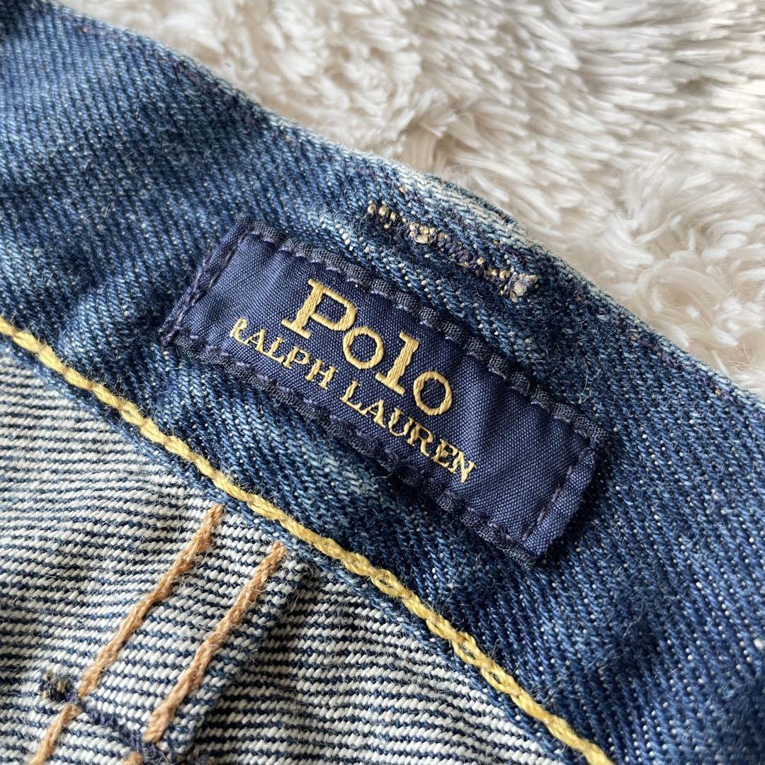 ラルフローレン 美品 SULLIVAN SLIM ペイント デニム 30x32