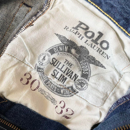 ラルフローレン 美品 SULLIVAN SLIM ペイント デニム 30x32