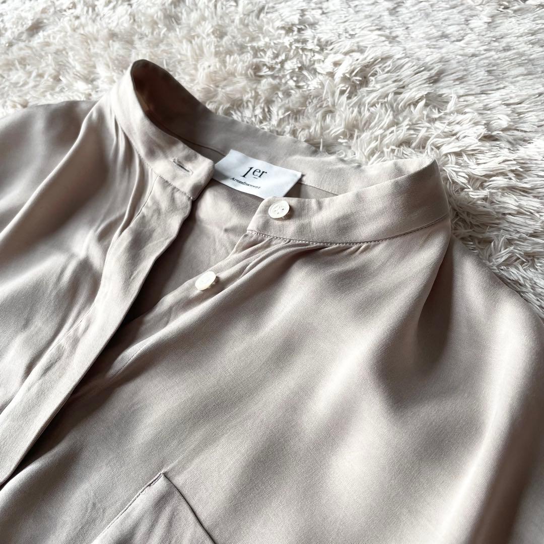 1er Arrondissements オーバーサイズシャツ とろみ