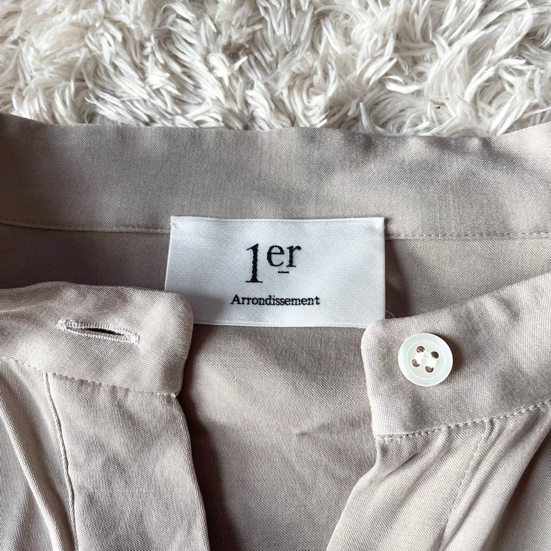 1er Arrondissements オーバーサイズシャツ とろみ