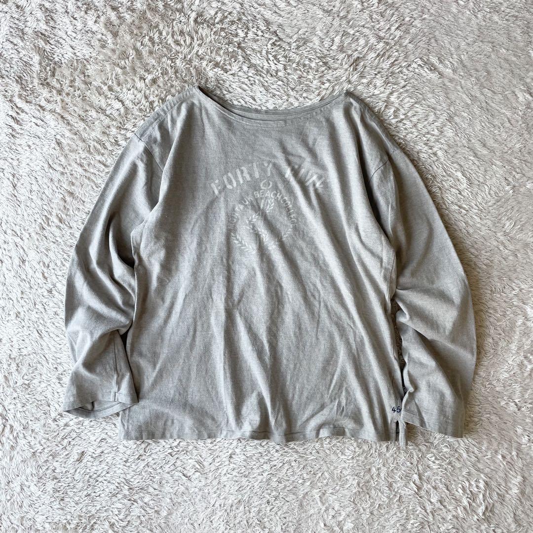 45rpm 美品 saint troper カットソー 4 グレージュ