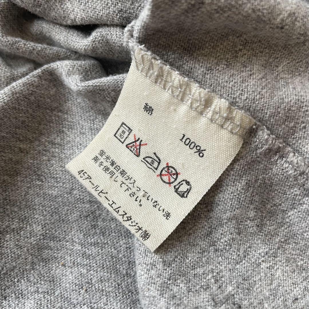 45rpm 美品 90s NMD 45rpm リンガーＴシャツ 2 グレー