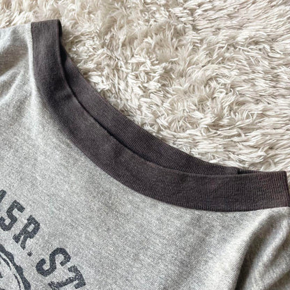 45rpm 美品 90s NMD 45rpm リンガーＴシャツ 2 グレー