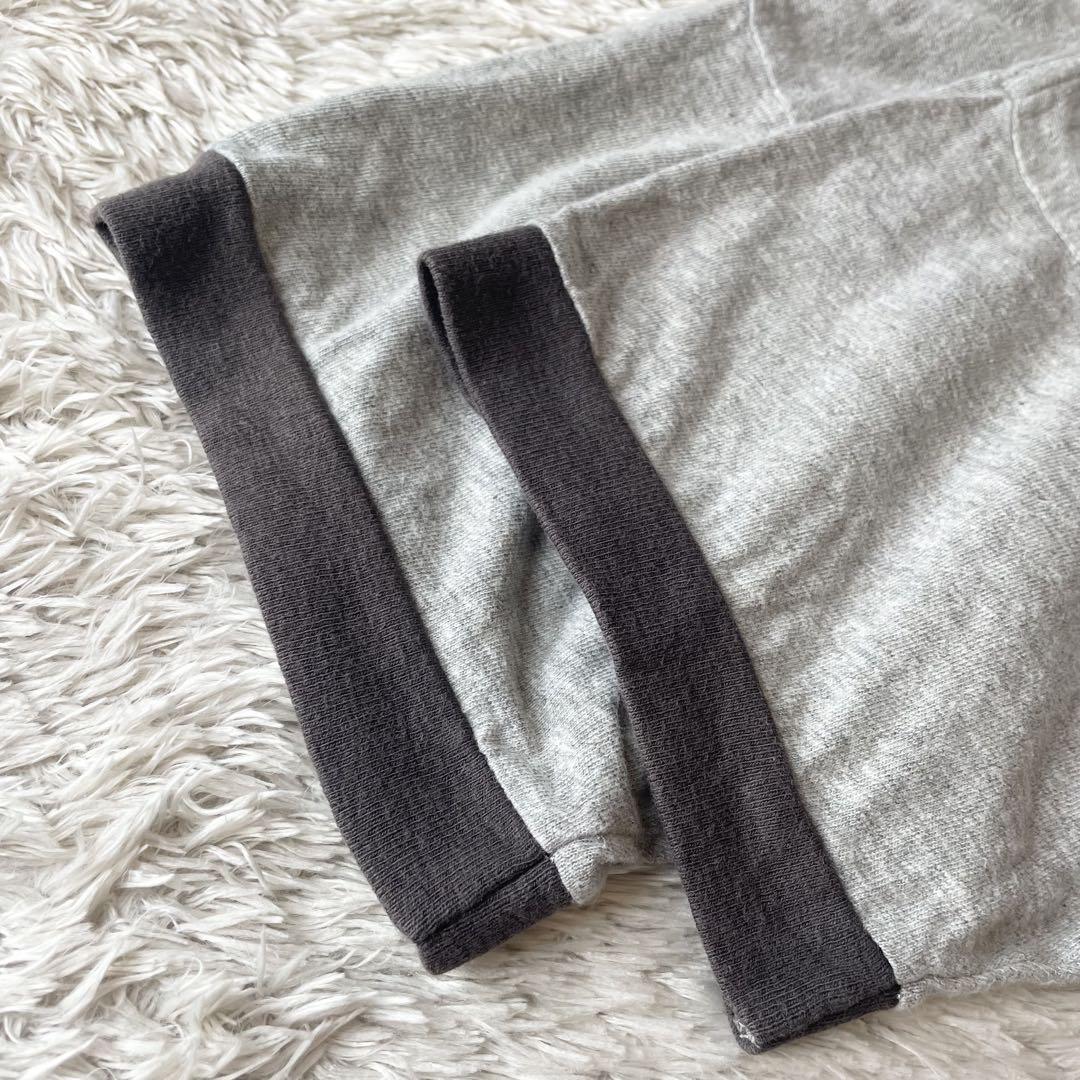 45rpm 美品 90s NMD 45rpm リンガーＴシャツ 2 グレー