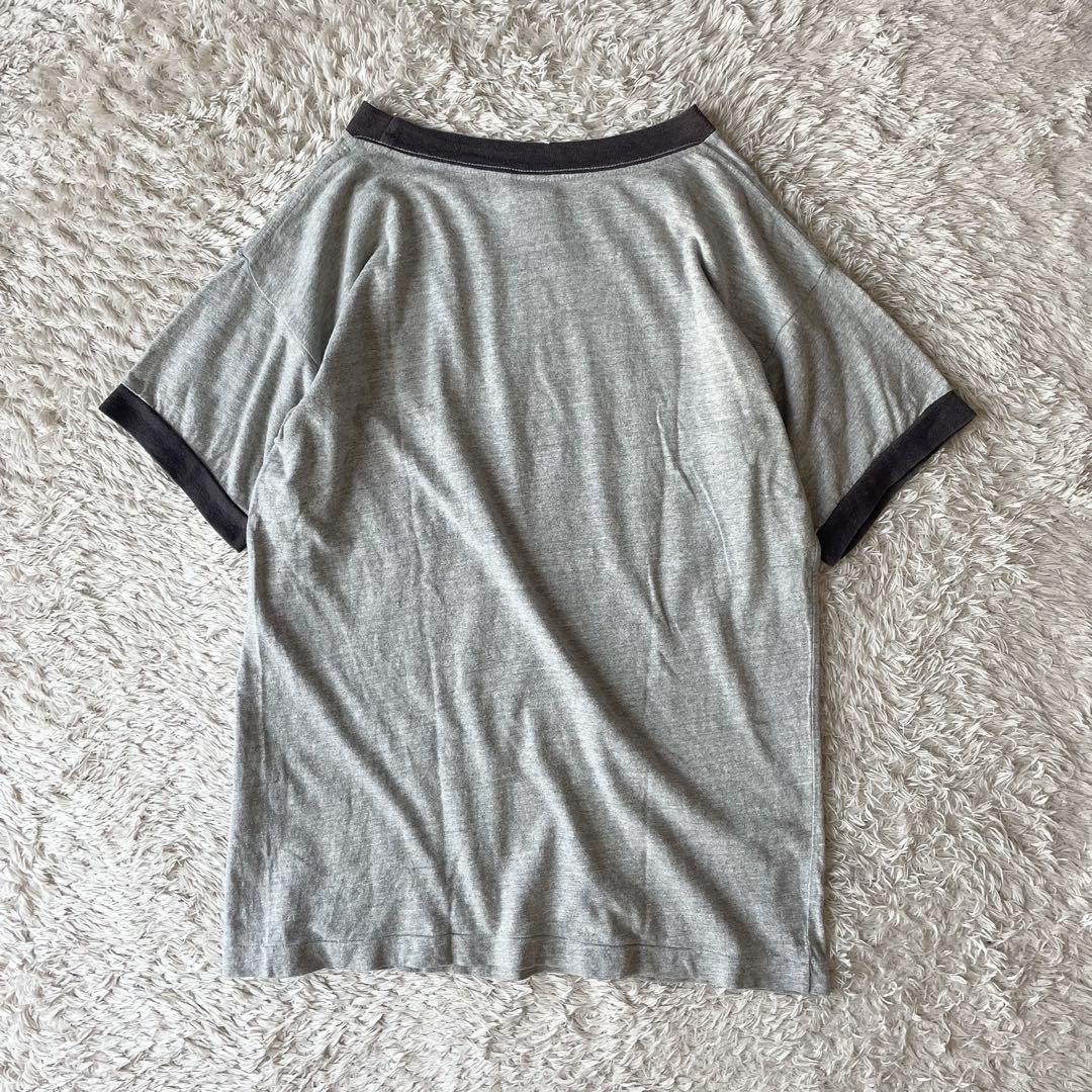 45rpm 美品 90s NMD 45rpm リンガーＴシャツ 2 グレー