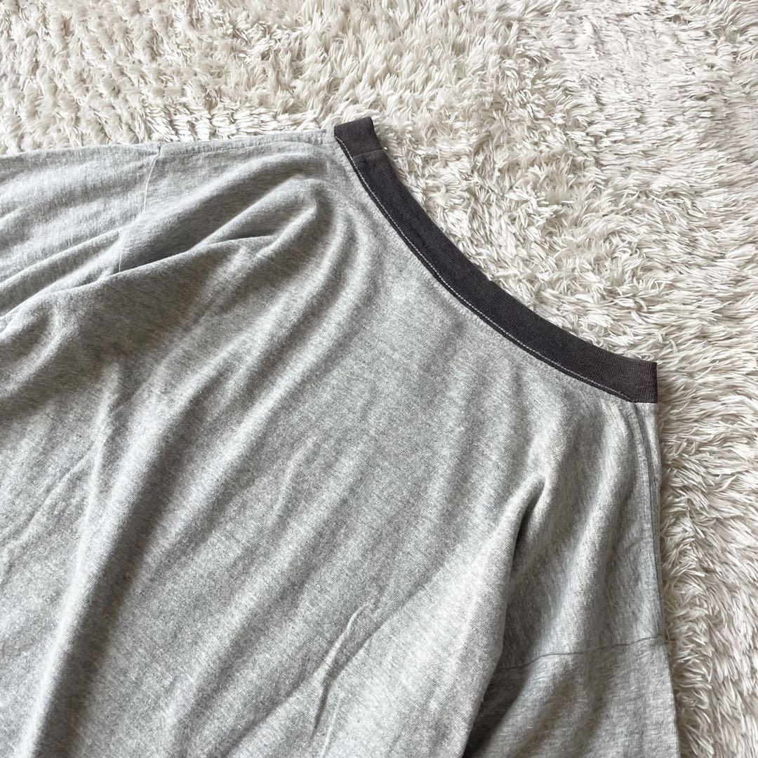 45rpm 美品 90s NMD 45rpm リンガーＴシャツ 2 グレー